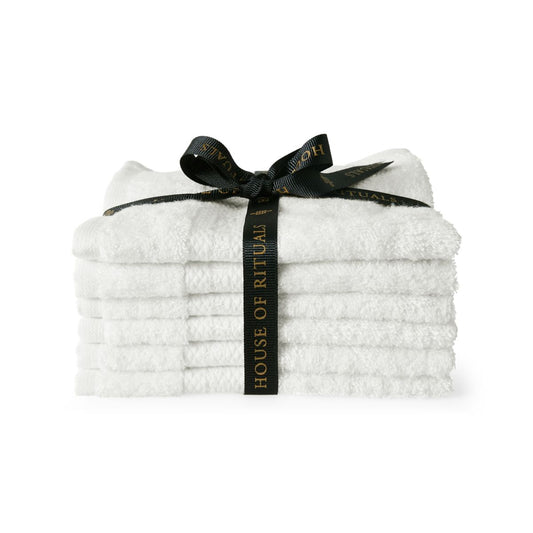Super Smooth Cotton Guest Towel 30x30cm Off White