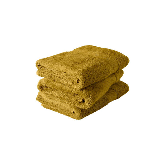 Super Smooth Cotton Hand Towel 50x100cm Mustard