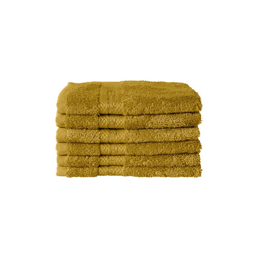Super Smooth Cotton Guest Towel 30x30cm Mustard