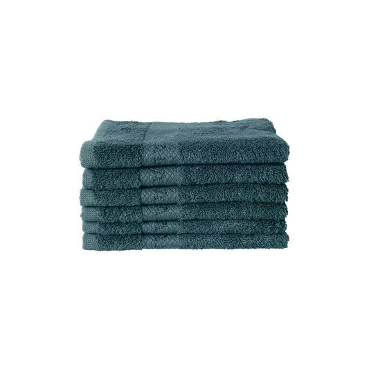 Super Smooth Cotton Guest Towel 30x30cm Petrol