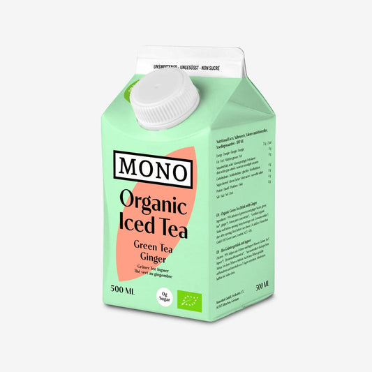 MONO Bio Eistee Grüner Tee Ingwer