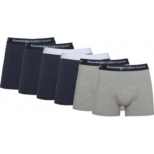 6er Pack Boxershorts - 6 pack solid colored underwear - GOTS/Vegan
