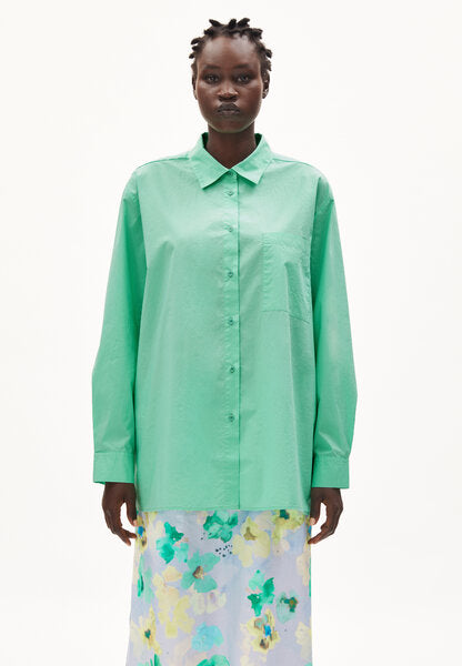 EALGAA - Damen Bluse Loose Fit aus Bio-Baumwolle