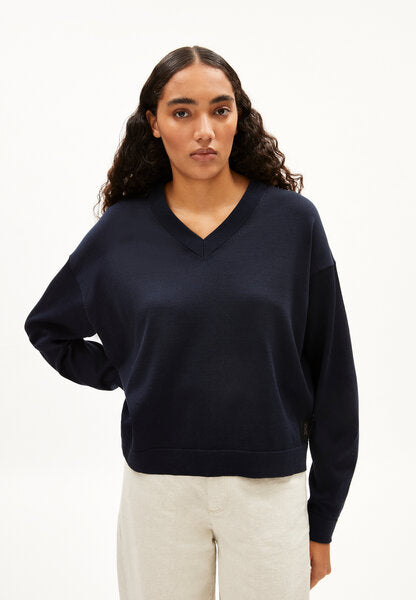OLIVIAAS PREMIUM - Damen Pullover Oversized Fit aus Bio-Baumwolle