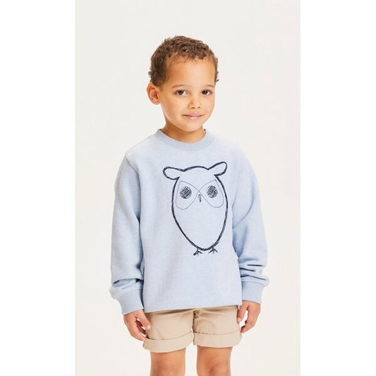 KnowledgeCotton Kinder Sweatshirt Owl reine Bio-Baumwolle